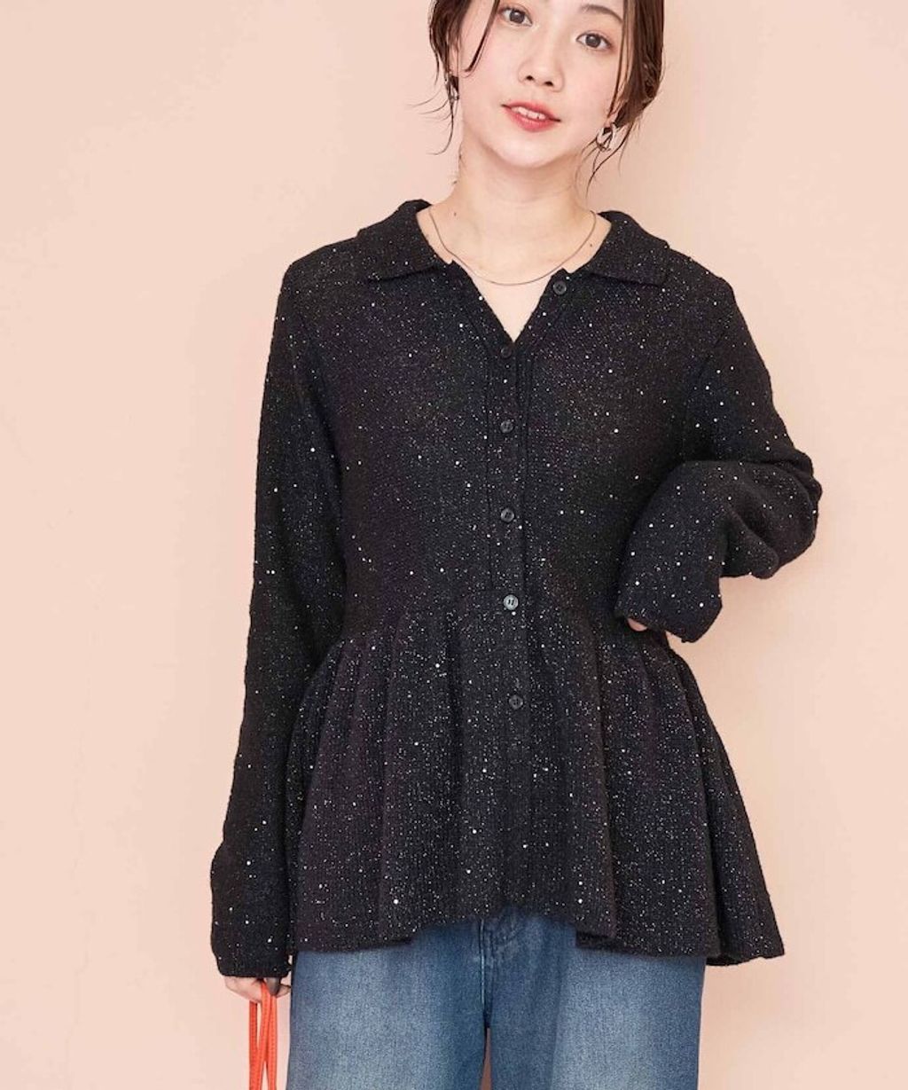 FREAKS STORE 傘擺收腰襯衫式開襟衫_4