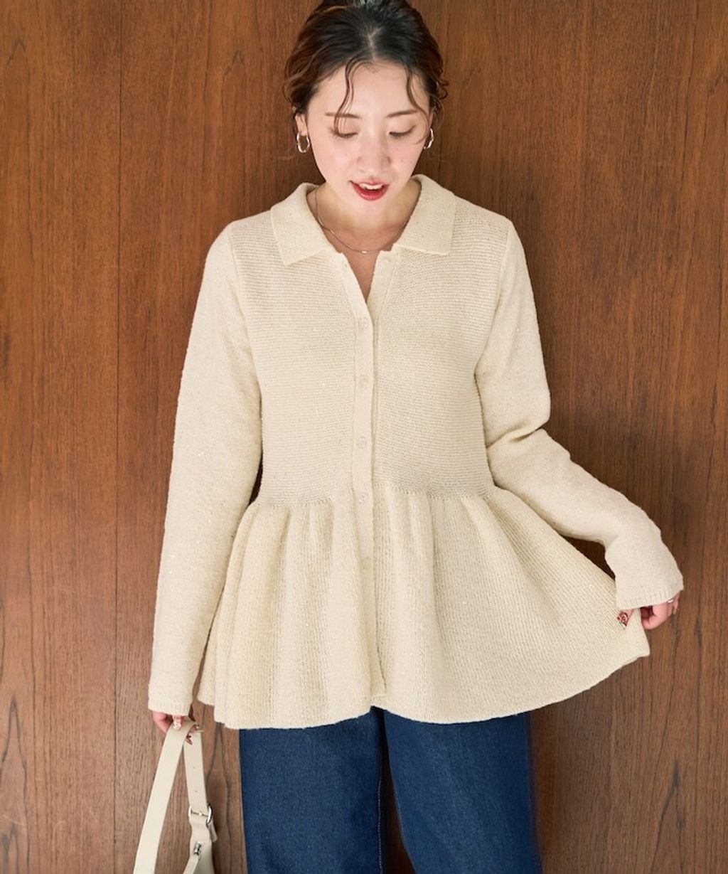 FREAKS STORE 傘擺收腰襯衫式開襟衫_6