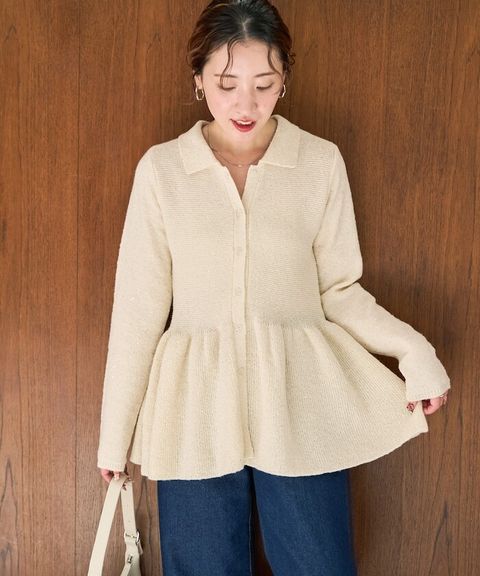 FREAKS STORE 傘擺收腰襯衫式開襟衫_6