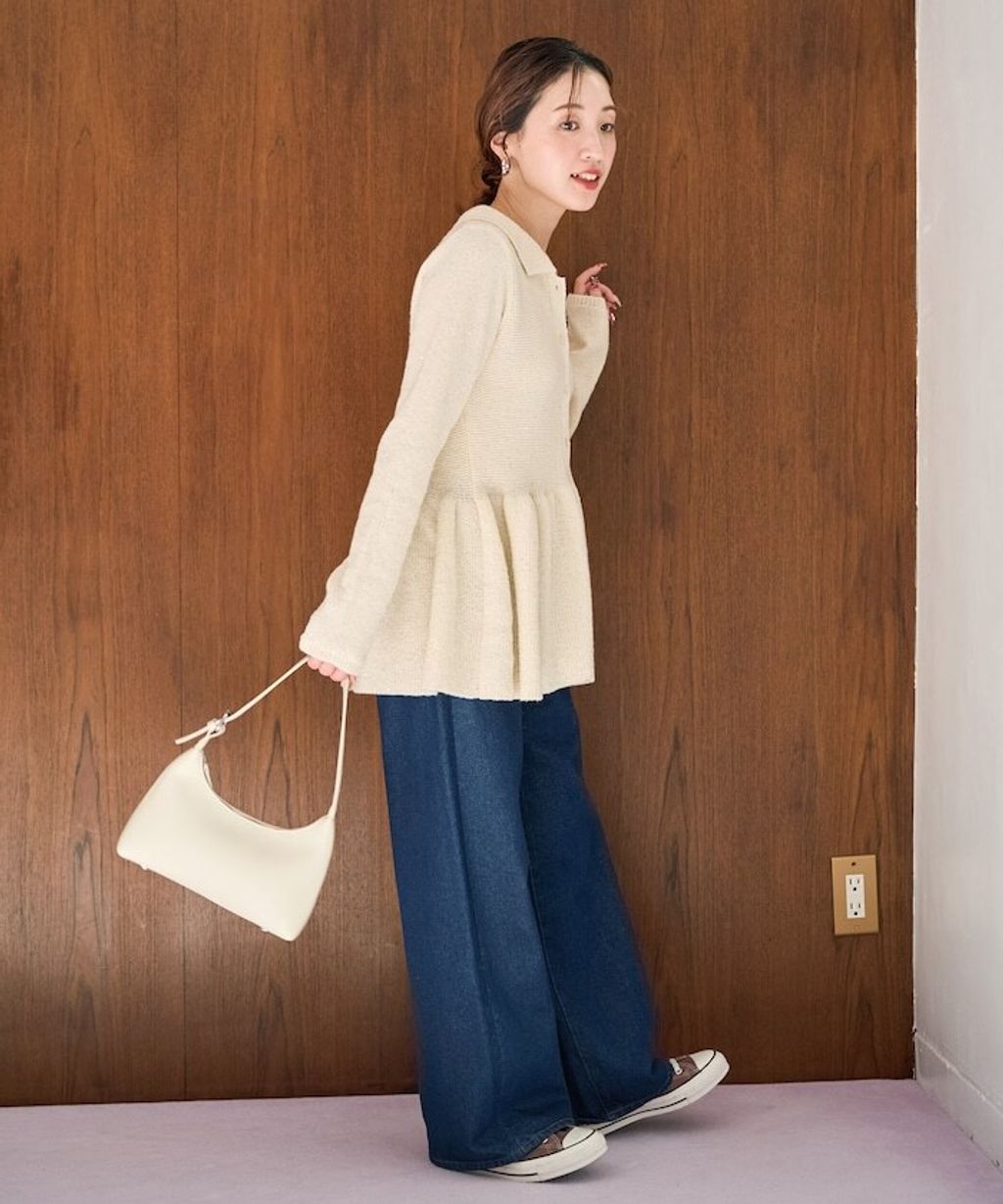 FREAKS STORE 傘擺收腰襯衫式開襟衫_11