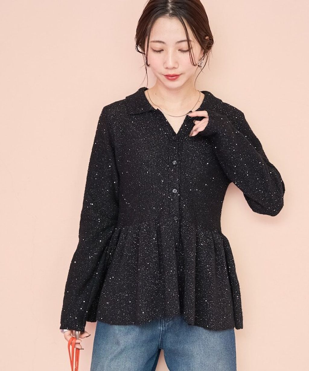 FREAKS STORE 傘擺收腰襯衫式開襟衫_33