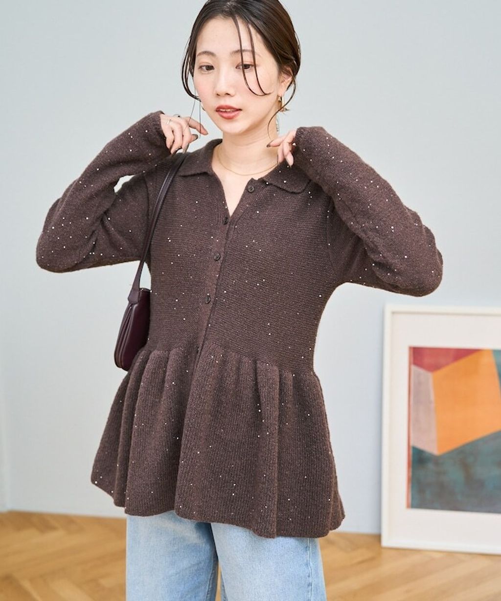 FREAKS STORE 傘擺收腰襯衫式開襟衫_27