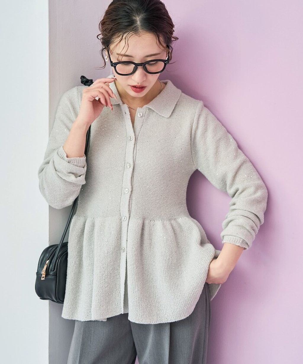 FREAKS STORE 傘擺收腰襯衫式開襟衫_14