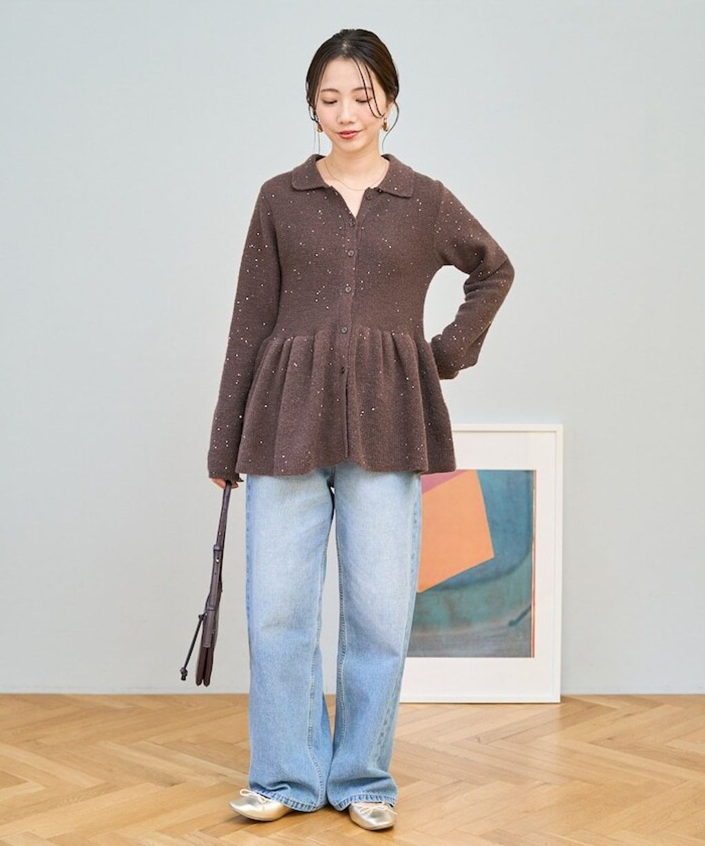 FREAKS STORE 傘擺收腰襯衫式開襟衫_24