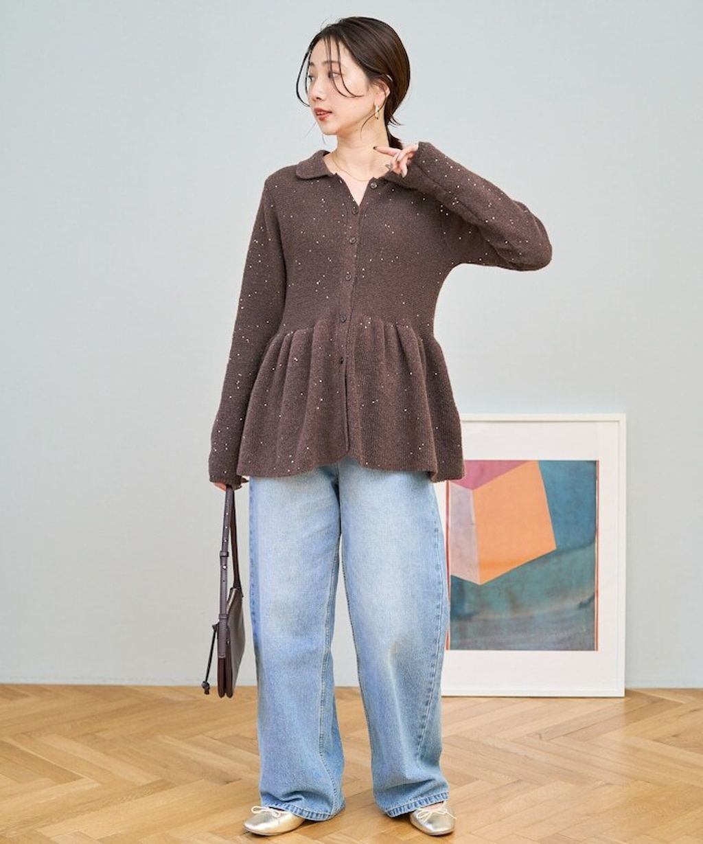 FREAKS STORE 傘擺收腰襯衫式開襟衫_23