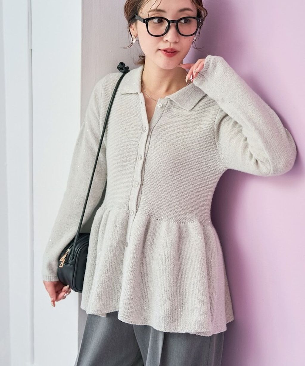 FREAKS STORE 傘擺收腰襯衫式開襟衫_17