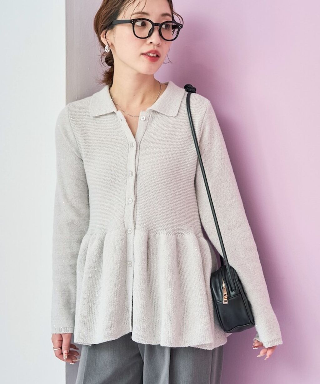 FREAKS STORE 傘擺收腰襯衫式開襟衫_15