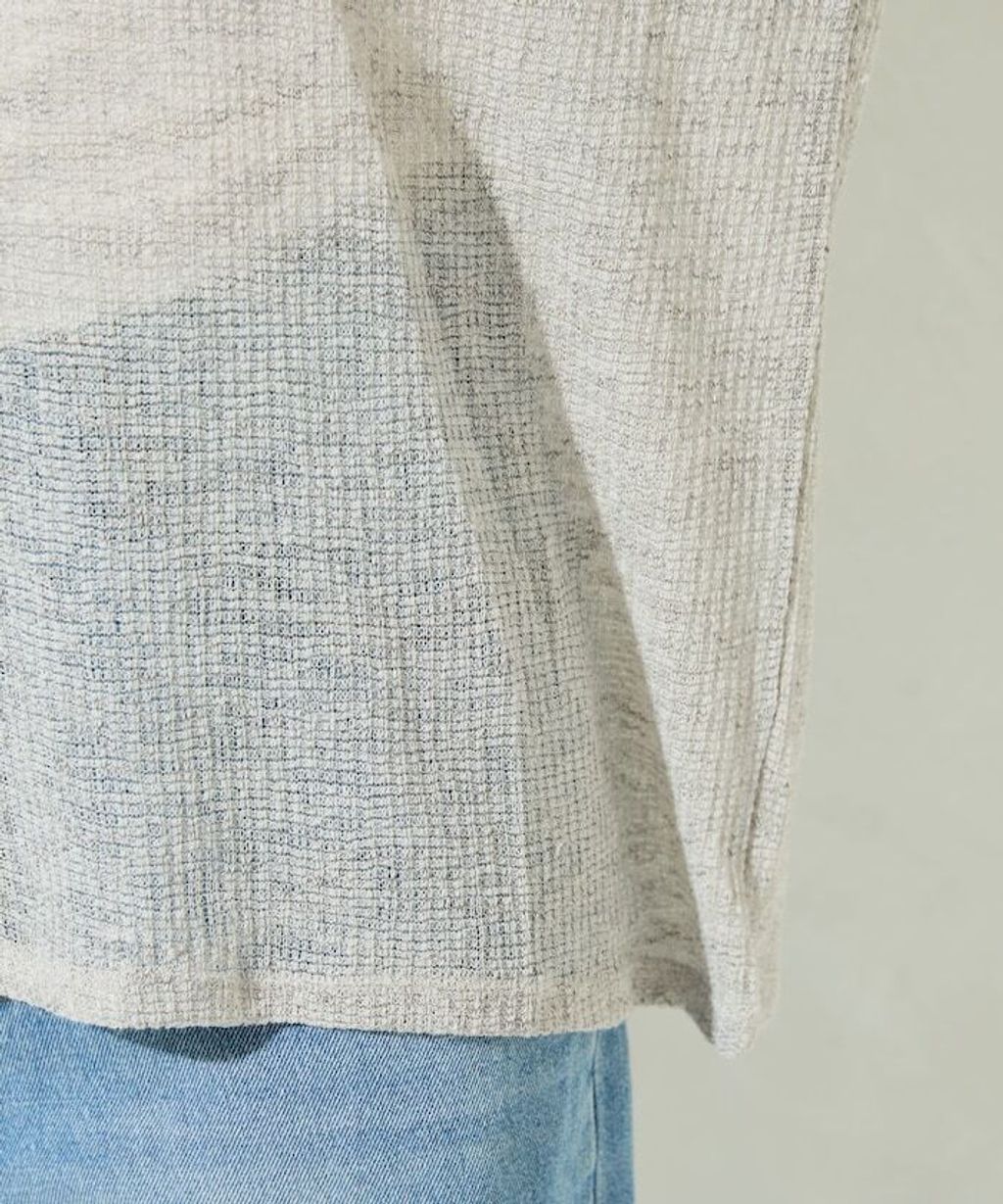 FREAKS STORE 透膚華夫格連帽長袖上衣_46