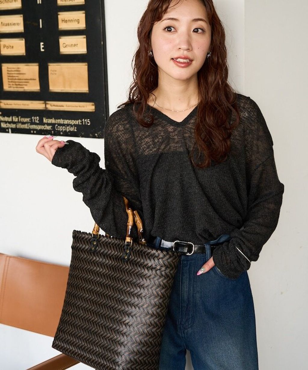 FREAKS STORE 透膚華夫格連帽長袖上衣_13