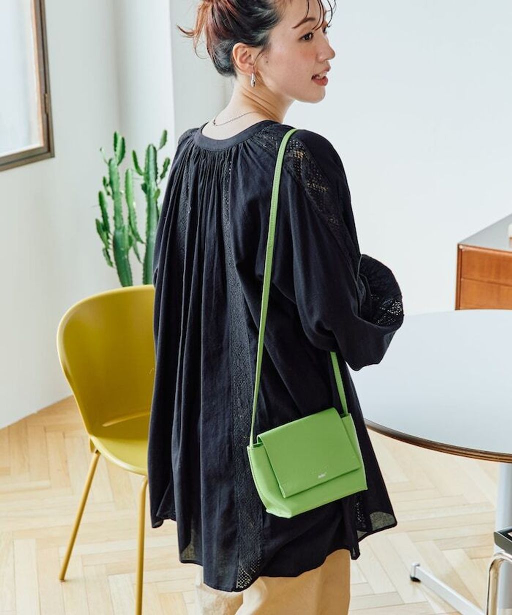 FREAKS STORE 純棉細褶垂感蕾絲襯衫_8