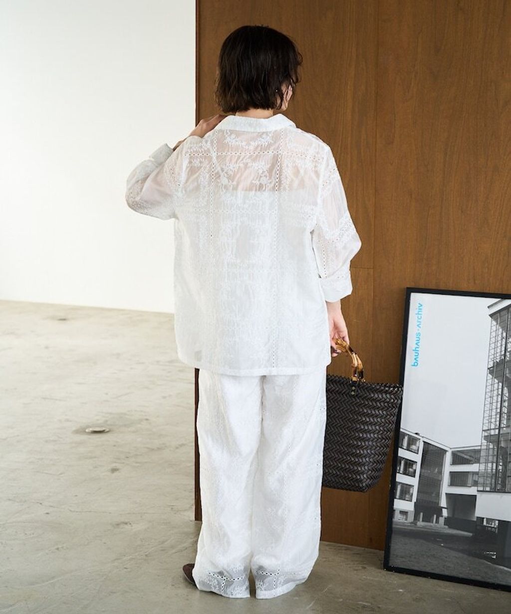 FREAKS STORE 全刺繡設計感長袖襯衫外套_8