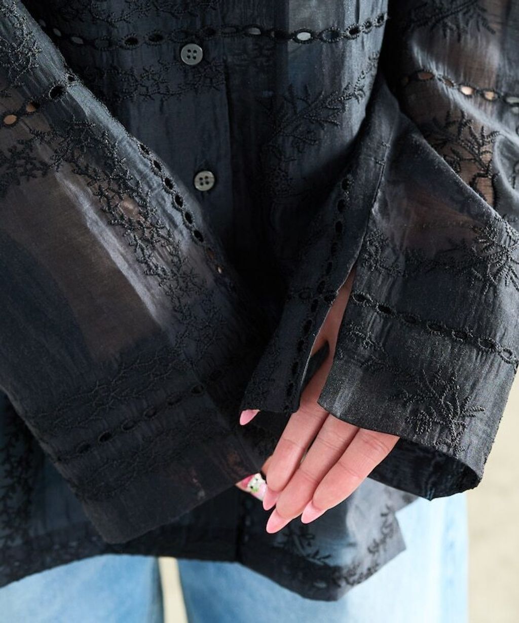 FREAKS STORE 全刺繡設計感長袖襯衫外套_34