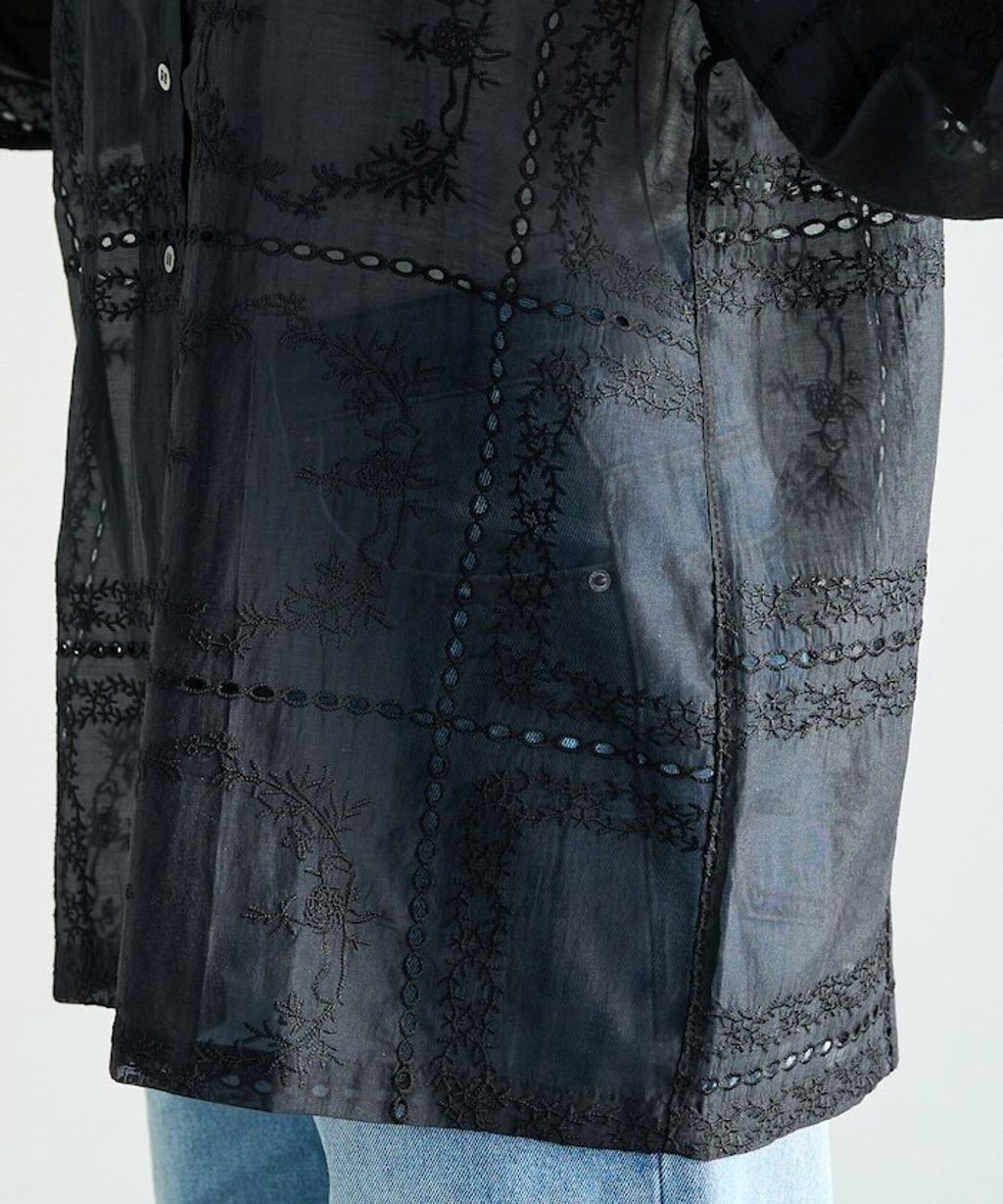 FREAKS STORE 全刺繡設計感長袖襯衫外套_33