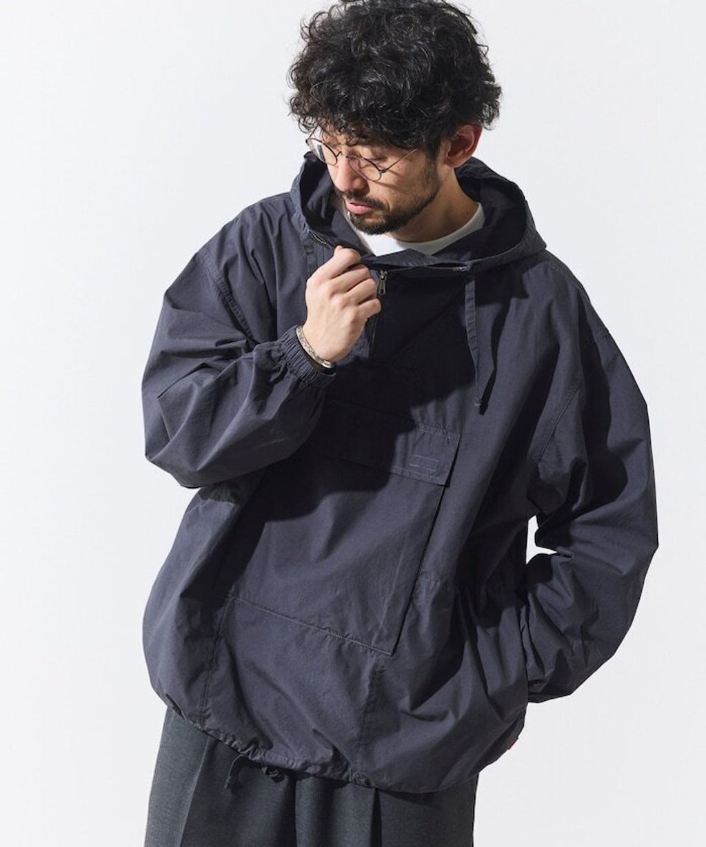 FREAKS STORE 5.5oz輕量丹寧英格蘭軍風半襟式連帽外套_1