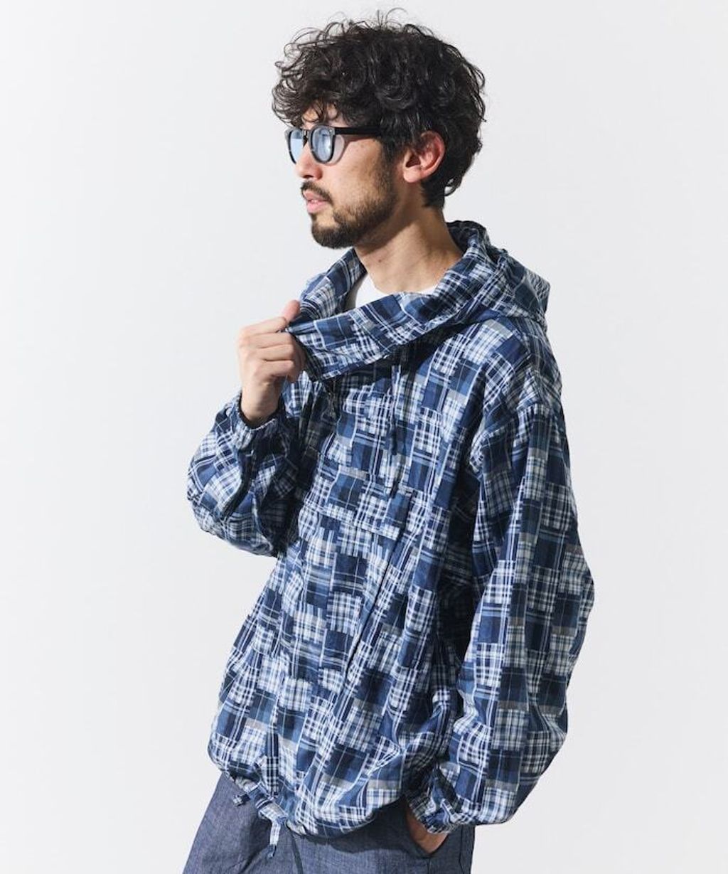 FREAKS STORE 5.5oz輕量丹寧英格蘭軍風半襟式連帽外套_44