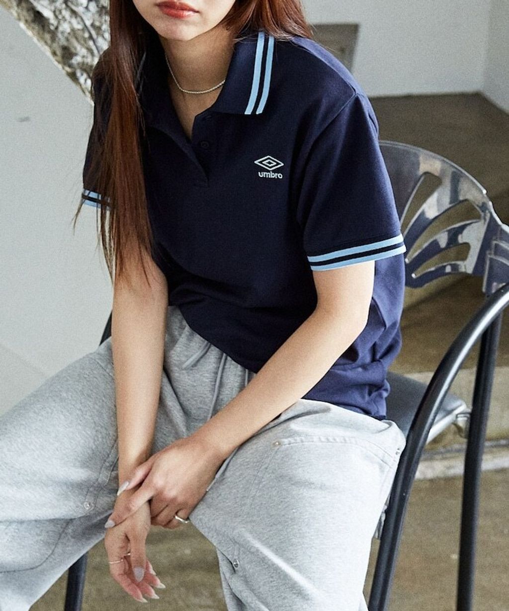 FREAKS STORE x UMBRO 刺繡LOGO網眼布POLO衫_4