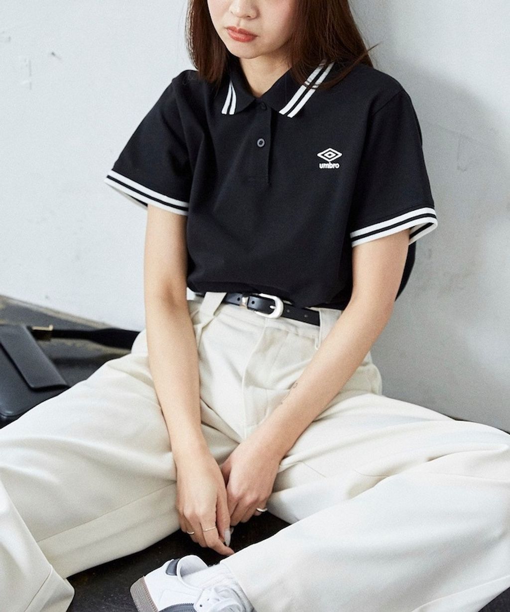 FREAKS STORE x UMBRO 刺繡LOGO網眼布POLO衫_6