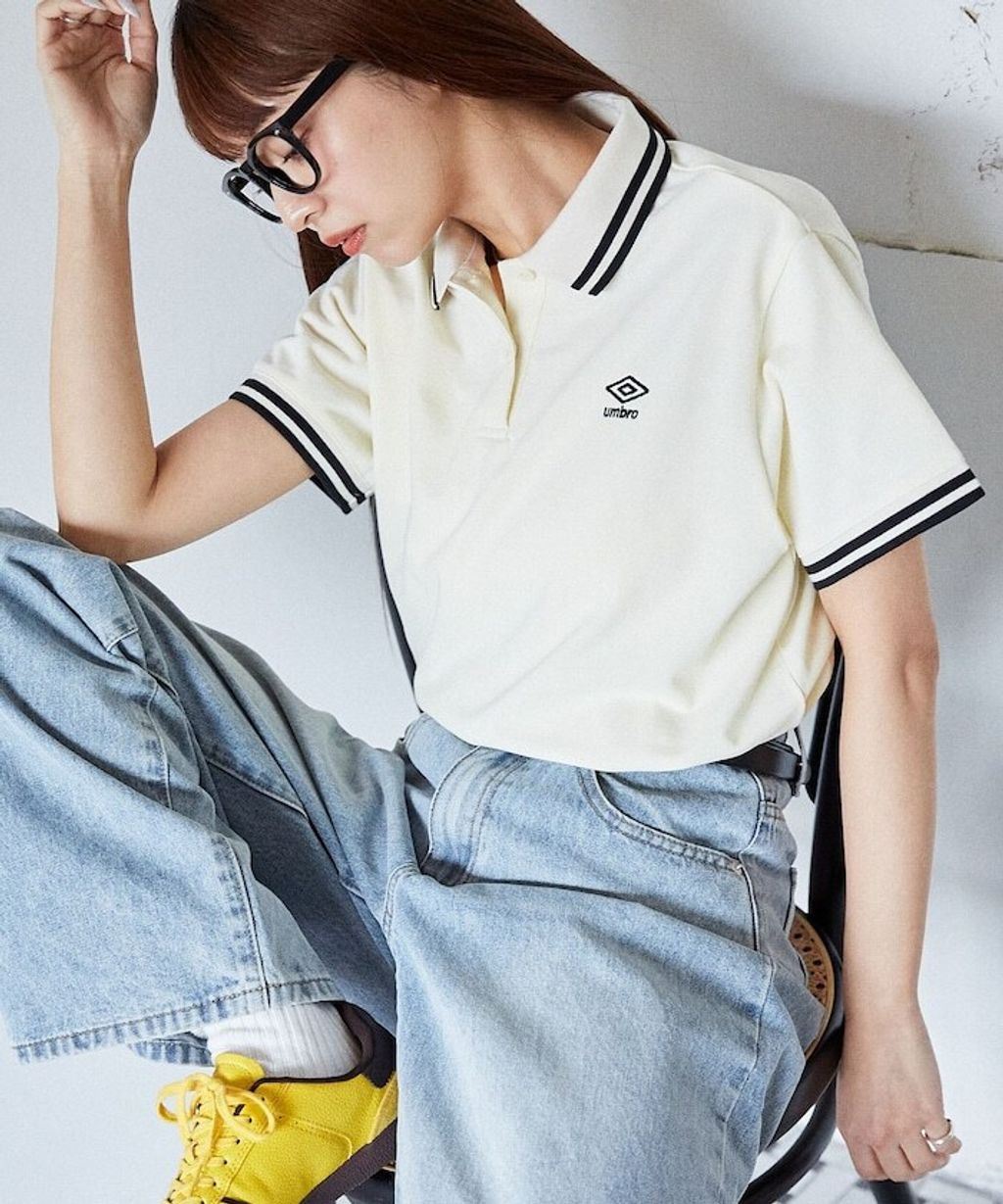 FREAKS STORE x UMBRO 刺繡LOGO網眼布POLO衫_56