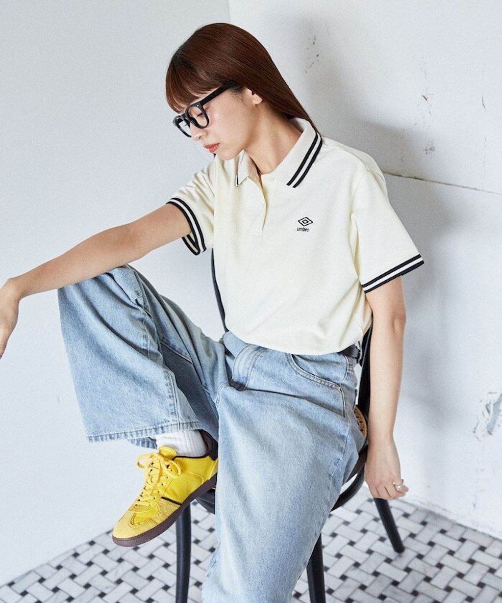FREAKS STORE x UMBRO 刺繡LOGO網眼布POLO衫_57
