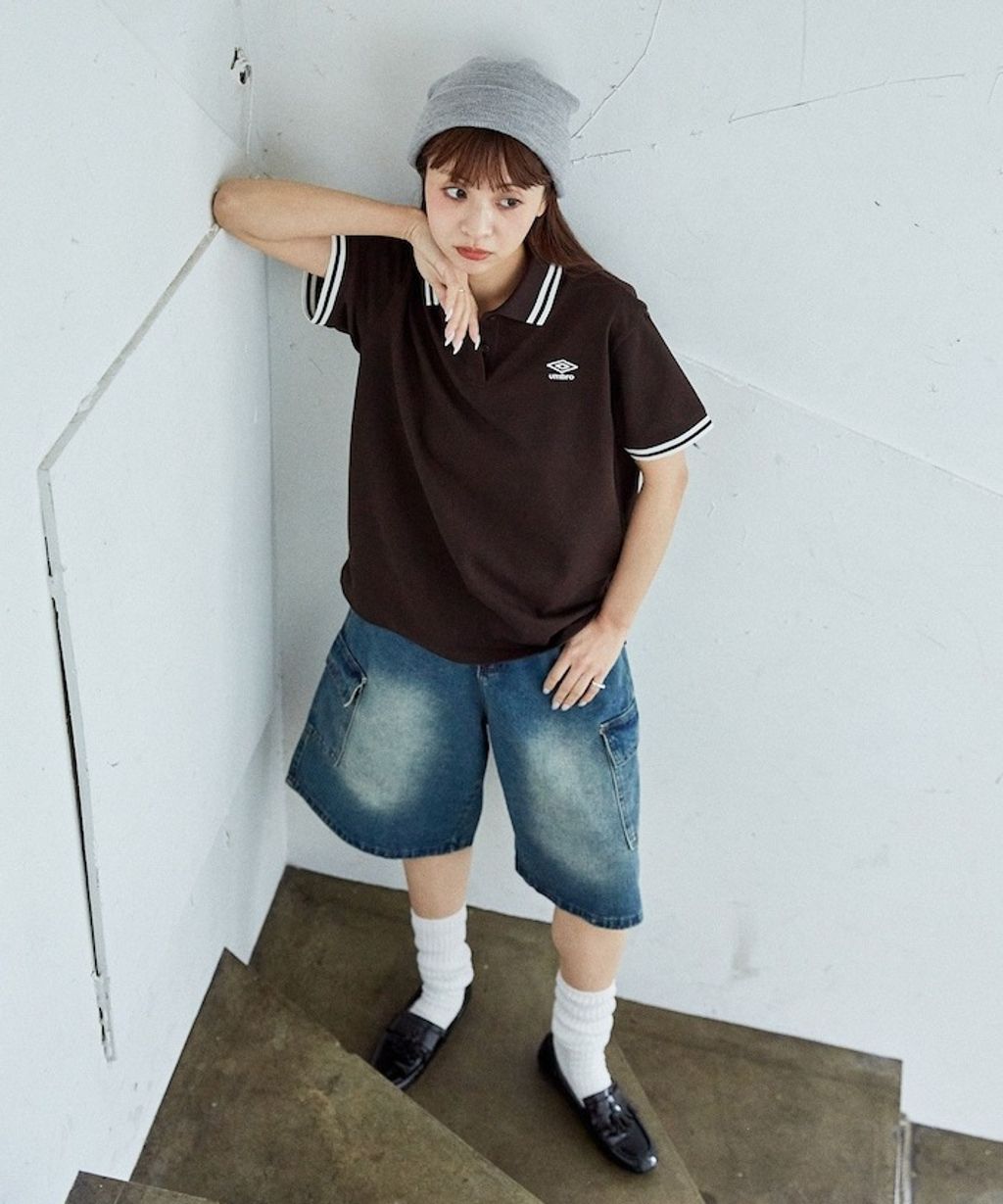 FREAKS STORE x UMBRO 刺繡LOGO網眼布POLO衫_51