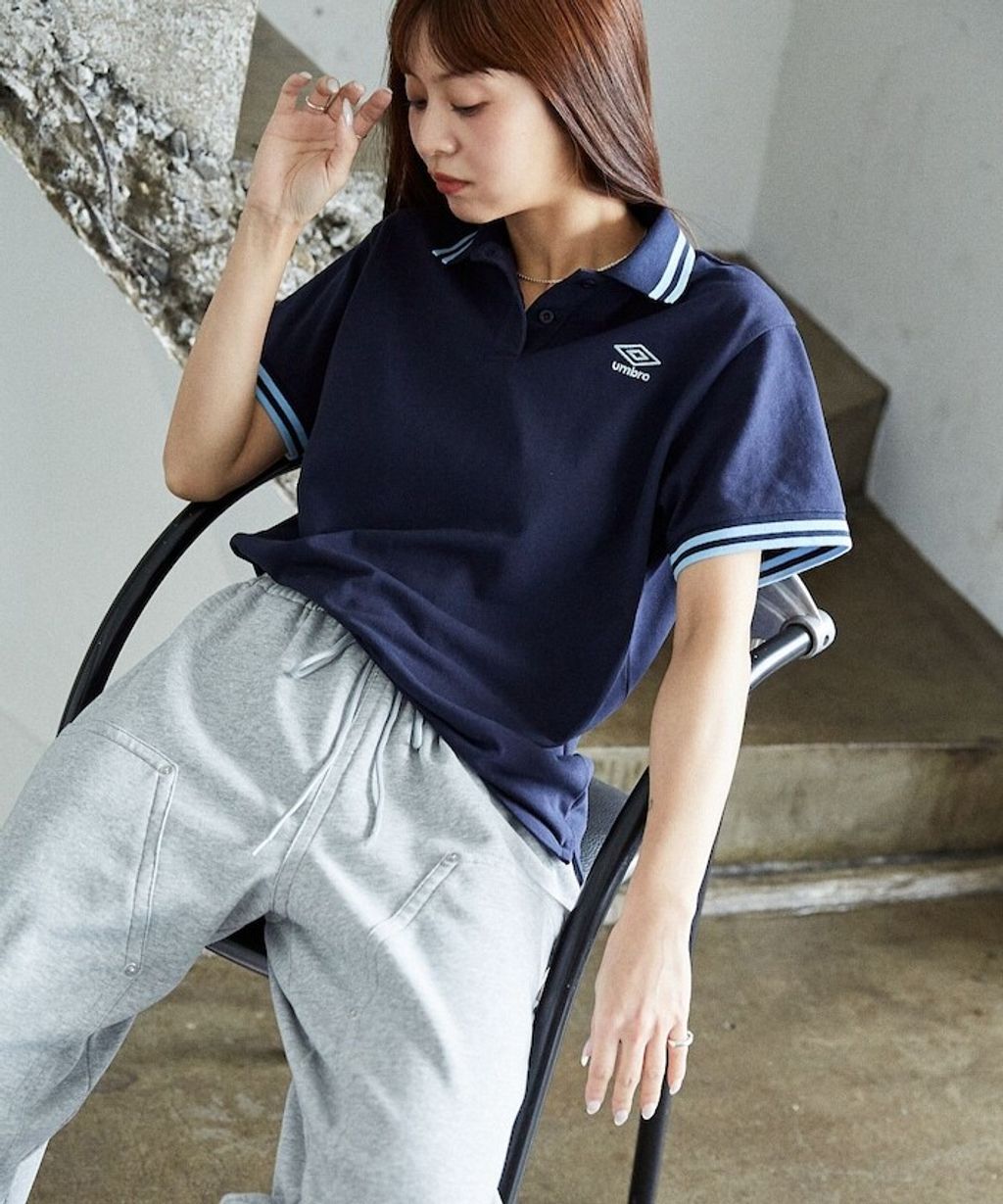 FREAKS STORE x UMBRO 刺繡LOGO網眼布POLO衫_39