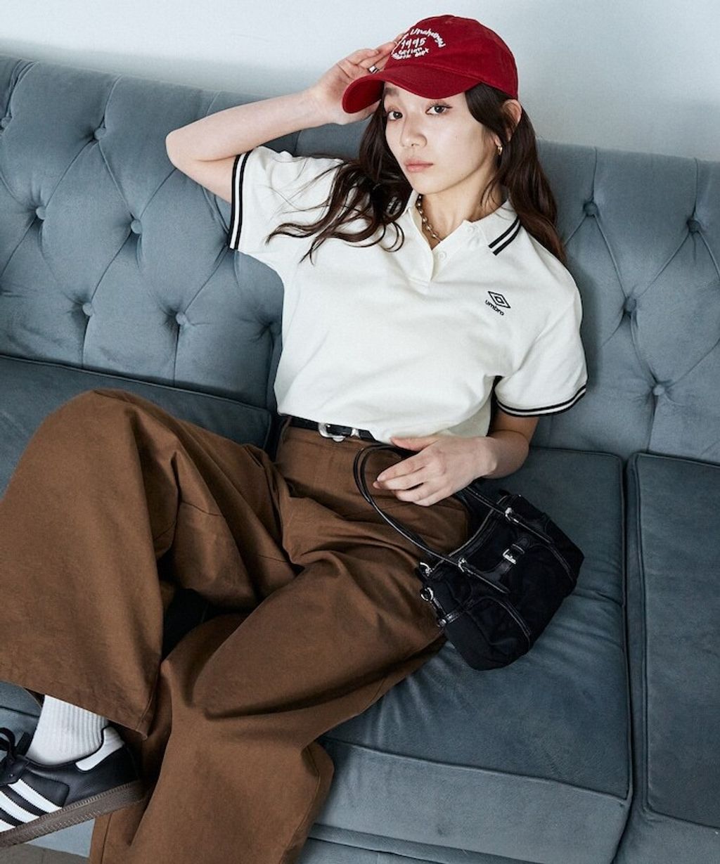 FREAKS STORE x UMBRO 刺繡LOGO網眼布POLO衫_26