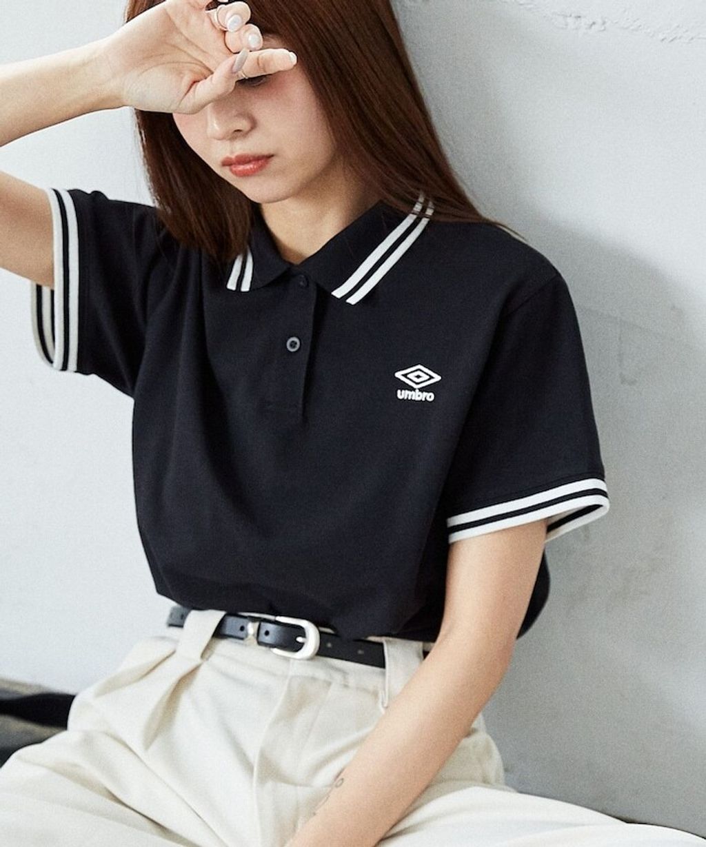 FREAKS STORE x UMBRO 刺繡LOGO網眼布POLO衫_10