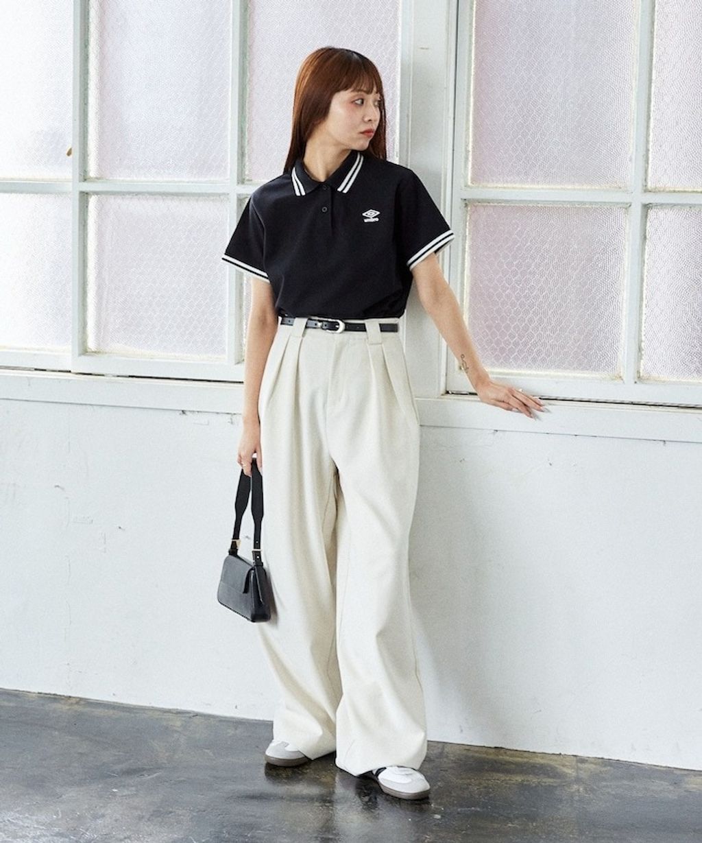 FREAKS STORE x UMBRO 刺繡LOGO網眼布POLO衫_9