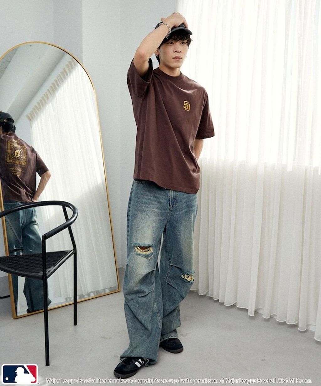 FREAKS STORE x MLB 刺繡logo變形蟲短袖上衣_71