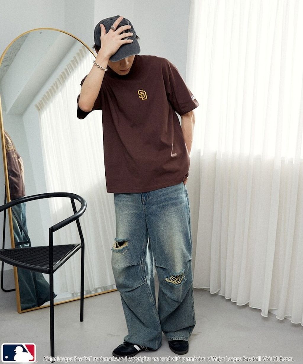 FREAKS STORE x MLB 刺繡logo變形蟲短袖上衣_73