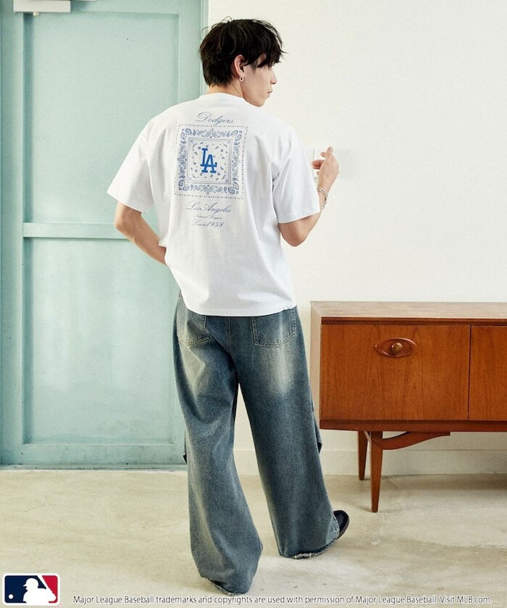 FREAKS STORE x MLB 刺繡logo變形蟲短袖上衣_48