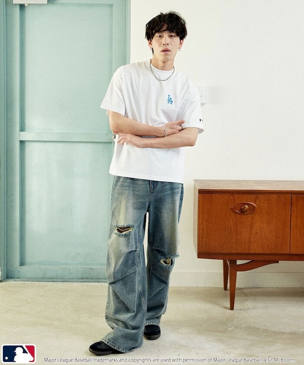 FREAKS STORE x MLB 刺繡logo變形蟲短袖上衣_47