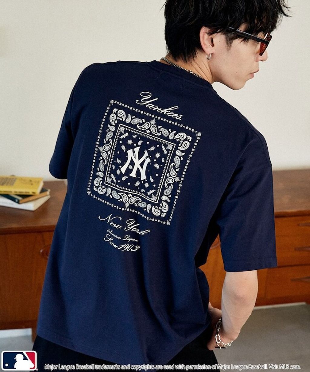 FREAKS STORE x MLB 刺繡logo變形蟲短袖上衣_34