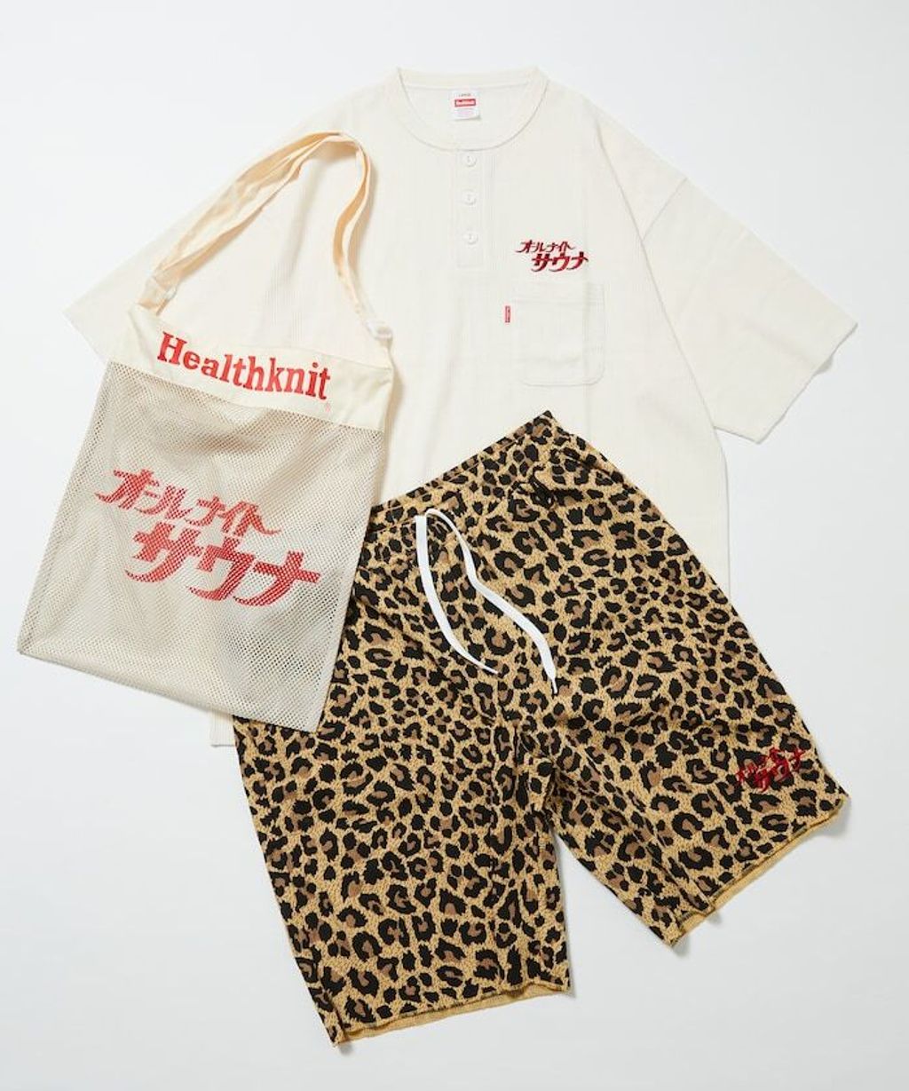 KANNAIGI by Healthknit 華夫格短袖套裝(附單肩袋)_2