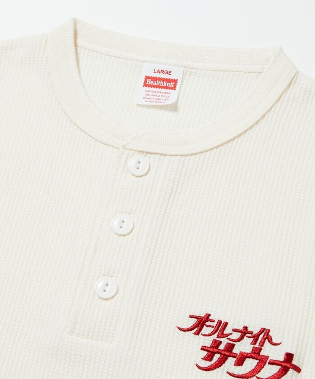 KANNAIGI by Healthknit 華夫格短袖套裝(附單肩袋)_4