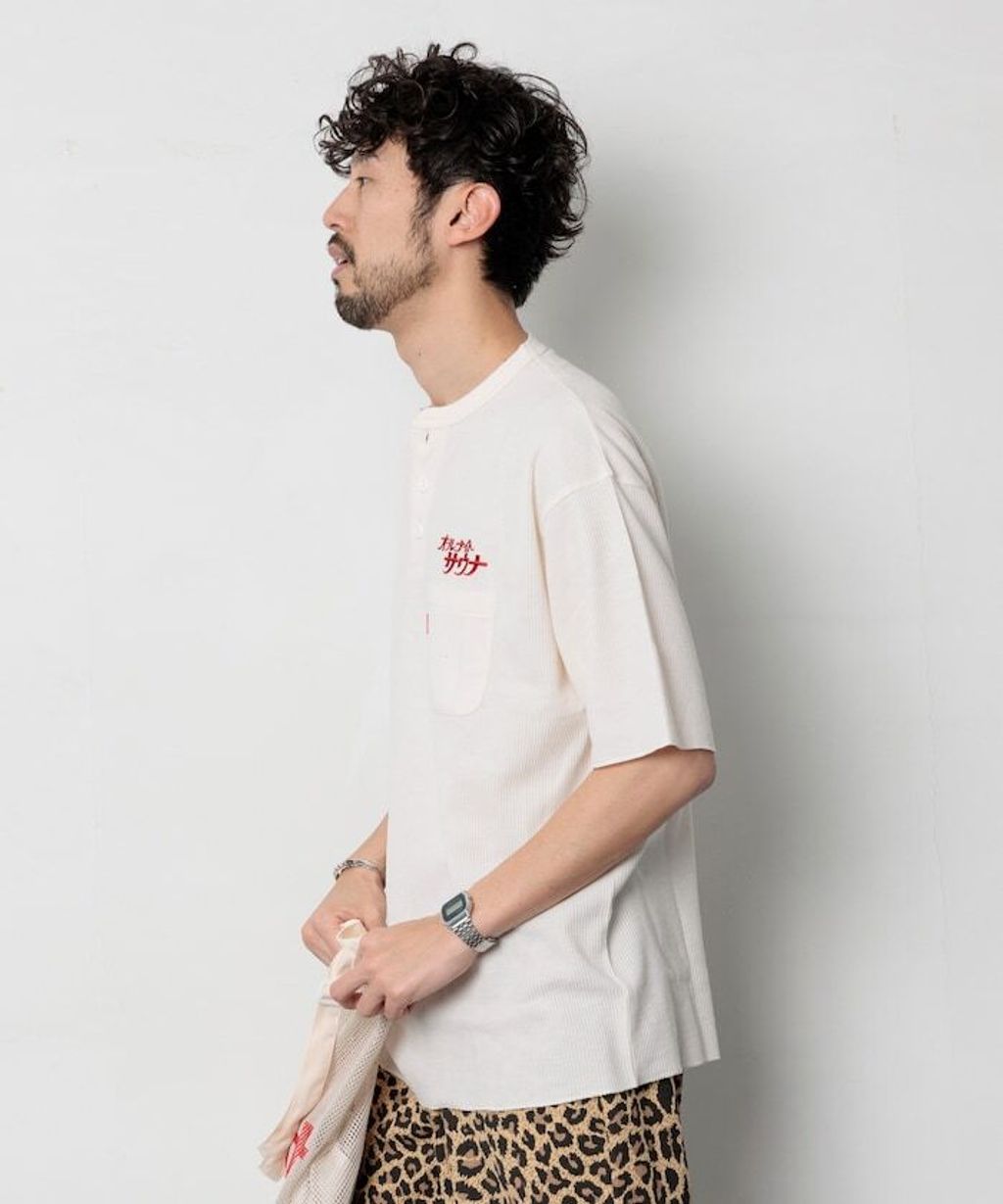 KANNAIGI by Healthknit 華夫格短袖套裝(附單肩袋)_21