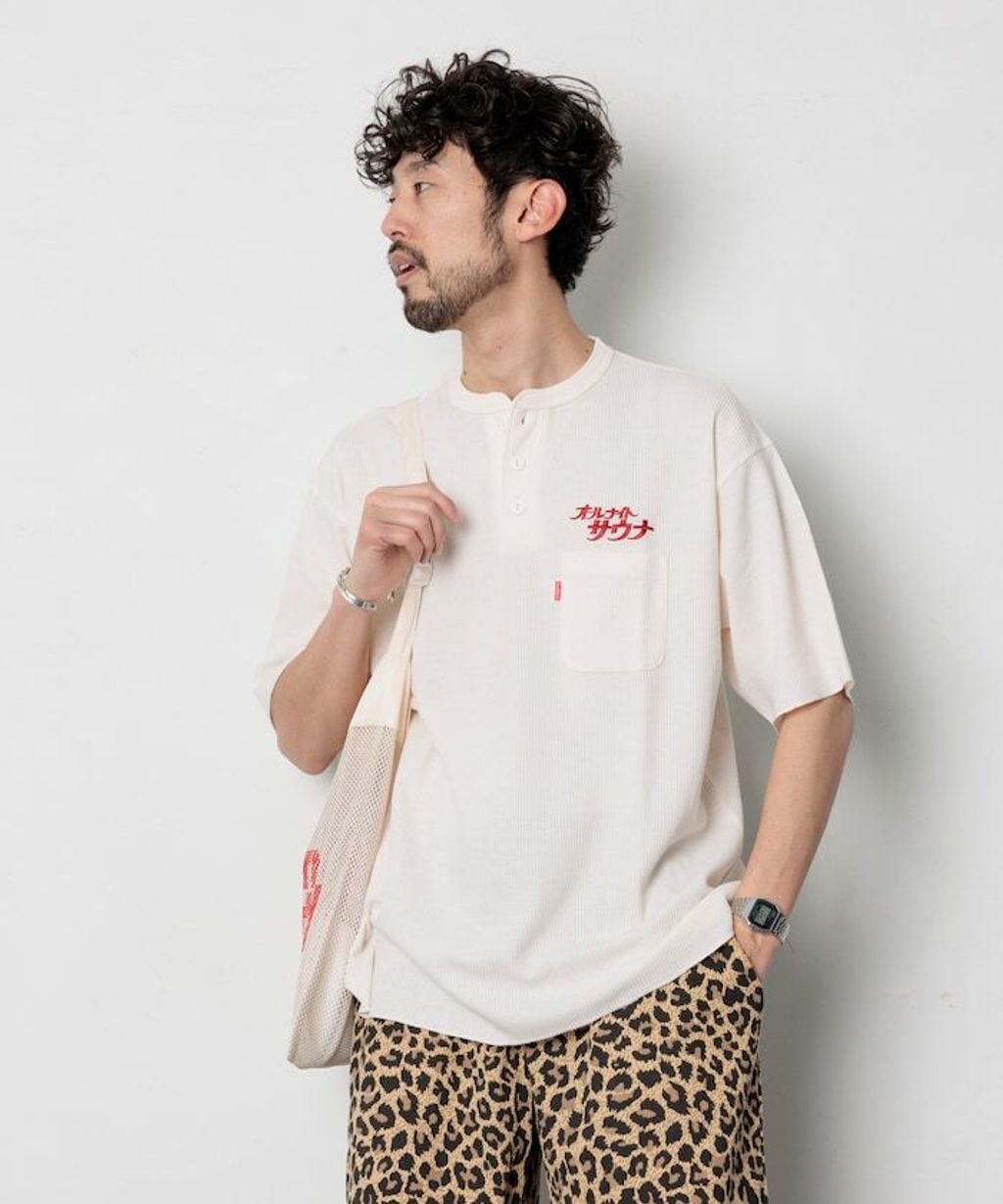 KANNAIGI by Healthknit 華夫格短袖套裝(附單肩袋)_20