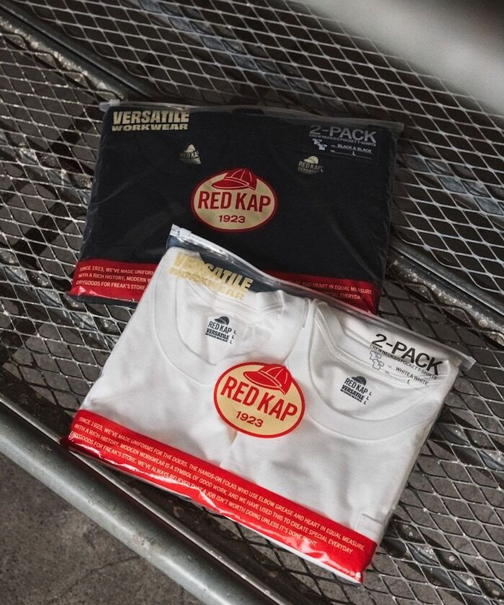 RED KAP 單點logo口袋短袖上衣(兩件入)_43