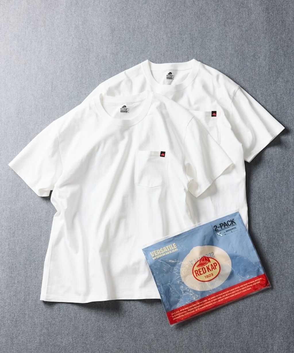 RED KAP 單點logo口袋短袖上衣(兩件入)_33