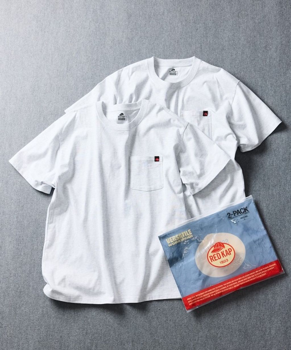 RED KAP 單點logo口袋短袖上衣(兩件入)_29