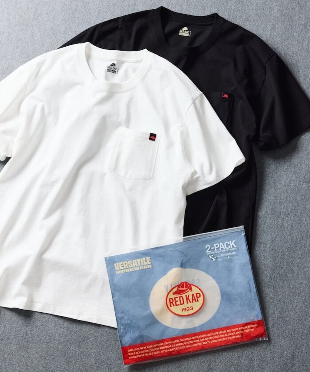 RED KAP 單點logo口袋短袖上衣(兩件入)_28