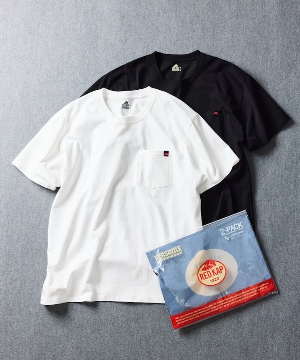 RED KAP 單點logo口袋短袖上衣(兩件入)_27