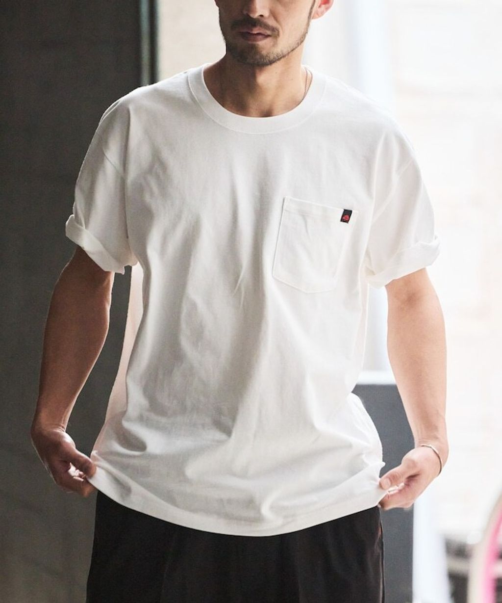 RED KAP 單點logo口袋短袖上衣(兩件入)_7