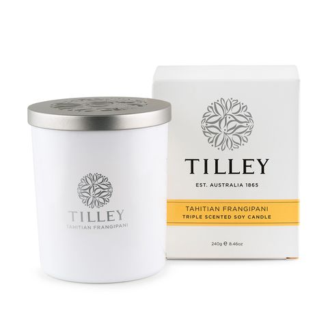Tilley微醺大豆香氛蠟燭-大溪地素馨花
