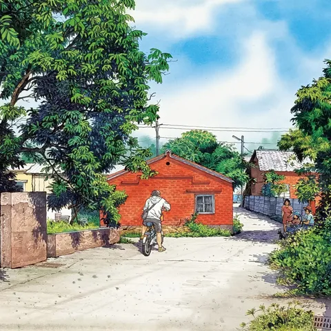 鄉間一隅-乘涼話家常1