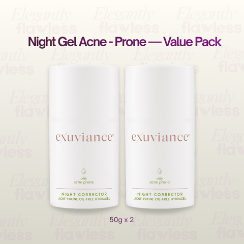 exuviance-night-corrector-oil-free-night-gel-50g-x2