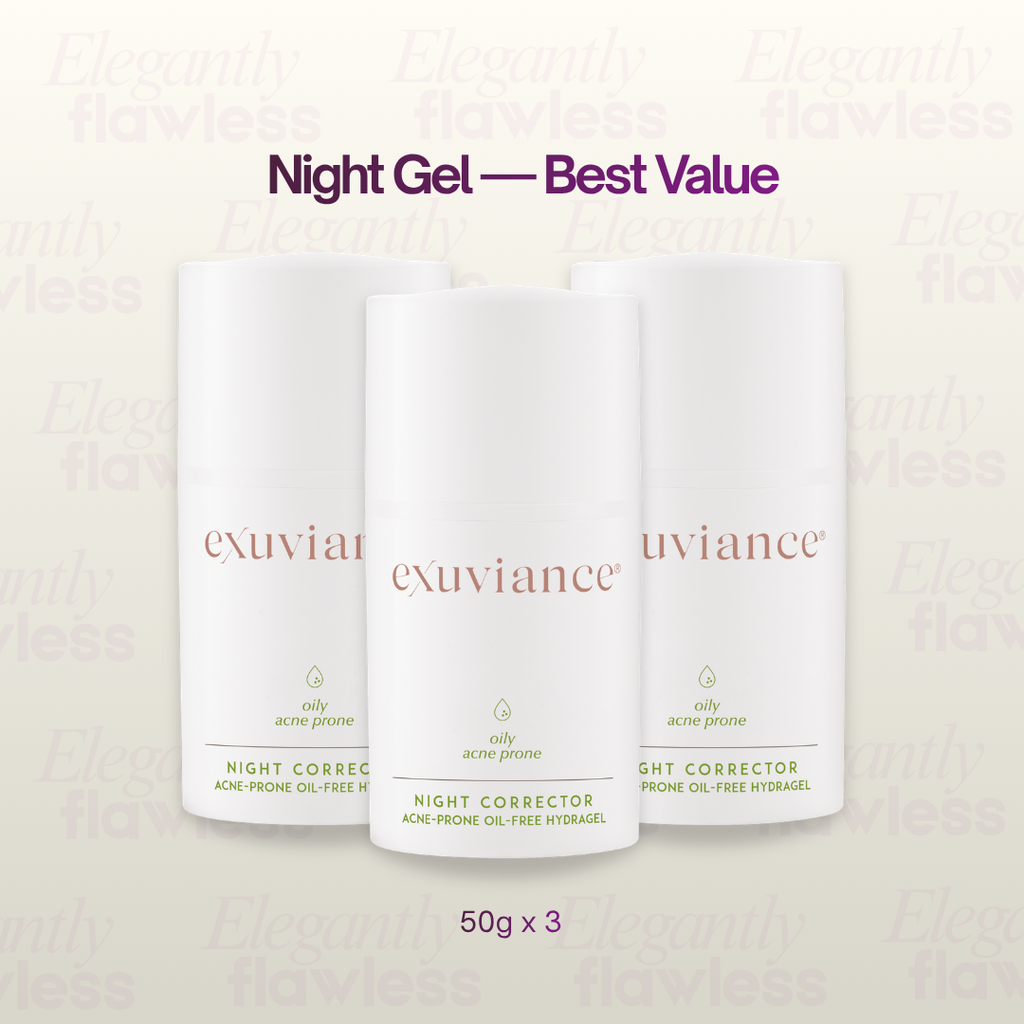 exuviance-night-corrector-oil-free-night-gel-50g-x3