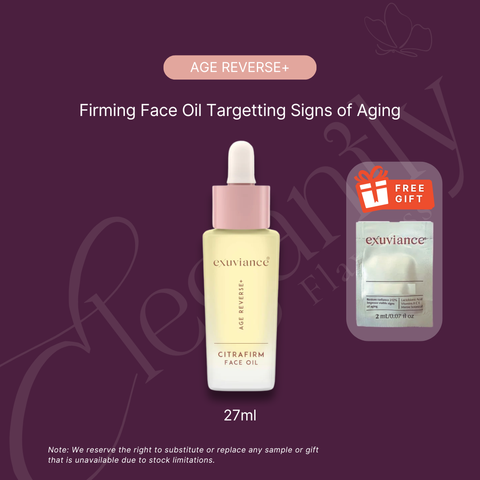 Exuviance AGE REVERSE+ CitraFirm Face Oil | 27ml + Free Gift