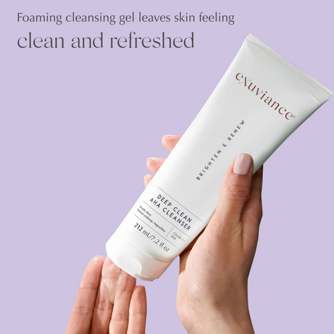 exuviance-deep-clean-AHA-cleanser-212ml-hand shot