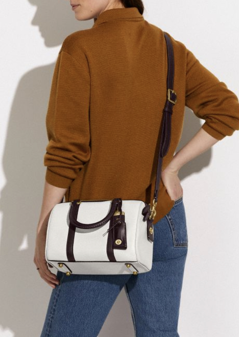Pre order - COACH RUBY SATCHEL 25 IN COLORBLOCK (C8530